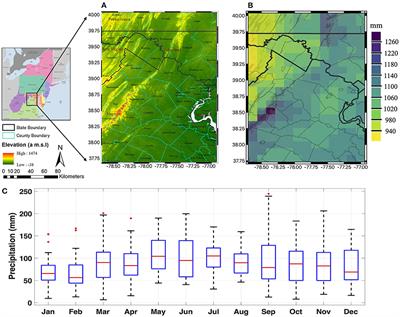 Investigating Temporal and Spatial <mark class="highlighted">Precipitation Patterns</mark> in the Southern Mid-Atlantic United States